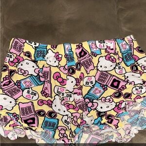 Hello kitty shorts size large